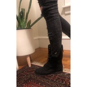 Black Combat Boots
